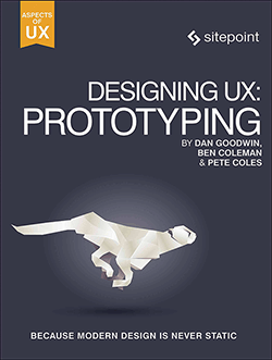 Cover of Designing UX: Prototyping
