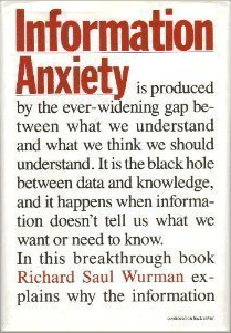 Cover: Information Anxiety