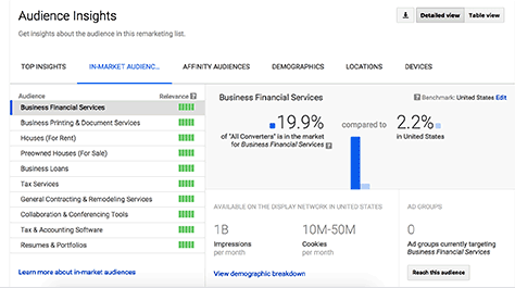 Audience Insights in Google Ads