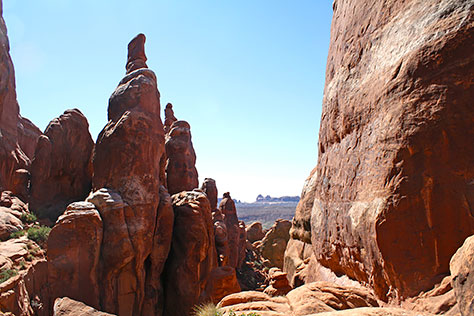 The Fiery Furnace, in Arches National Park, Moab, Utah